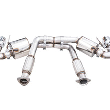 AWE Touring Edition Exhaust - Quad Chrome Silver Tips (2020-2024 Corvette C8) - 3015-42151