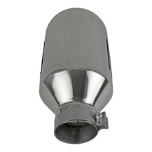 AFE MACH Force-Xp 304 Stainless Steel Clamp-on Exhaust Tip Polished (4 IN Inlet x 8 IN Outlet x 15 IN L) - 49T40801-P15