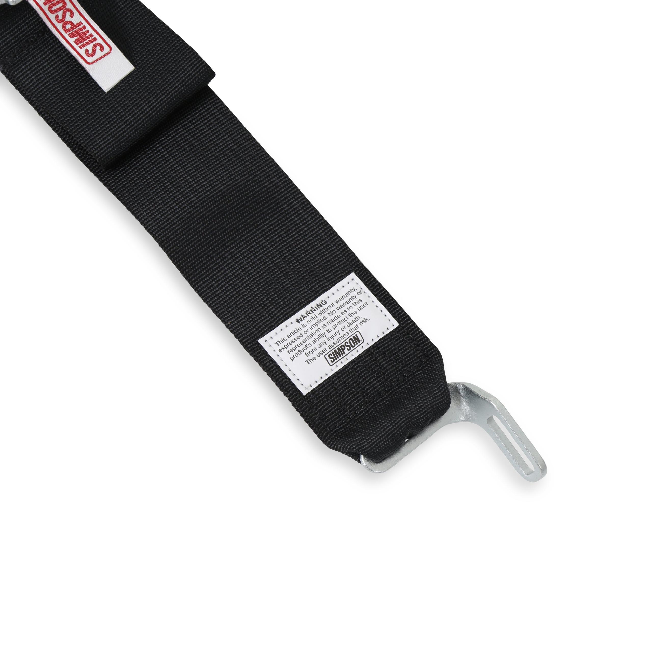 Simpson Racing STD. Latch & Link 5pt. Harness - 29075BK