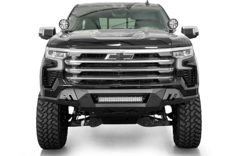 Addictive Desert Designs 2022-2025 Chevrolet Silverado 1500 Black Label Front Bumper - F140300010103