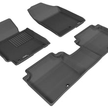 3D MAXpider 2014-2016 Hyundai Elantra Kagu 1st & 2nd Row Floormats - Black