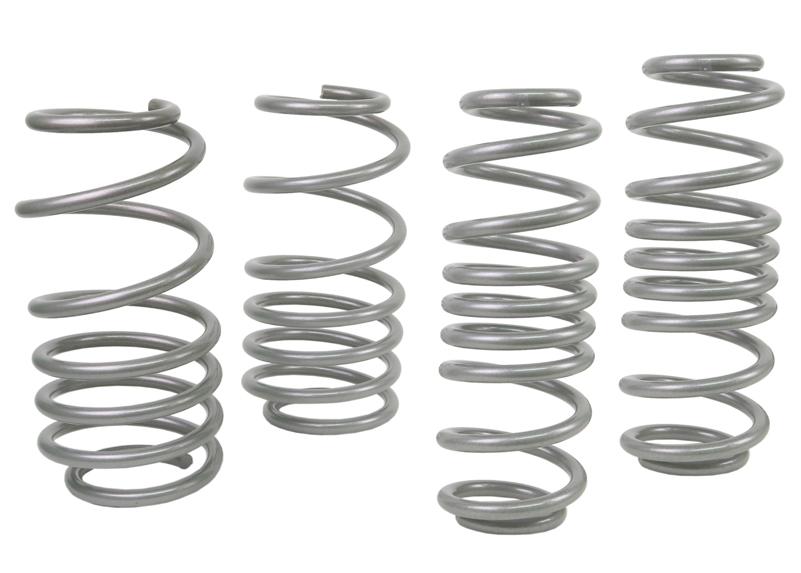 Whiteline Performance Coil Springs Lowered Suits GTI Models Front And Rear Performance Coil Spring Kit Lowers Vehicle 25MM Front And 20MM Rear Whiteline - WSK-VWN003