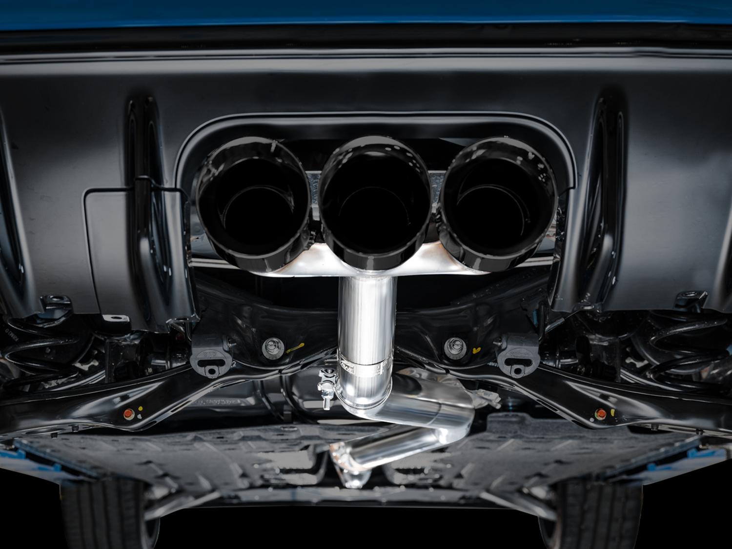 AWE Track Edition for FL5 CTR - Triple Diamond Black Tips - 3020-53287