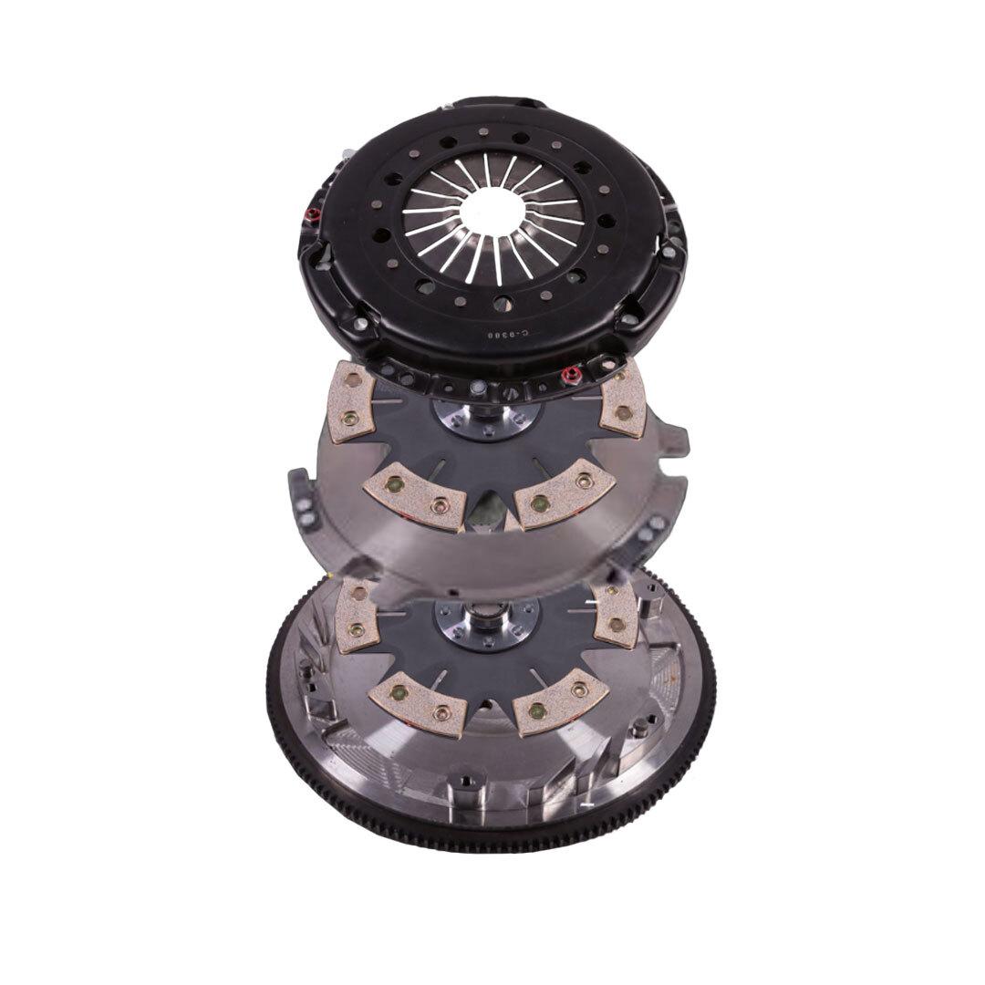 Vengeance Stage 3 Clutch S197/S550 Six Puck Ceramic Twin Disc (2011 - 2017 Ford Mustang 5.0) - DM3-07-04