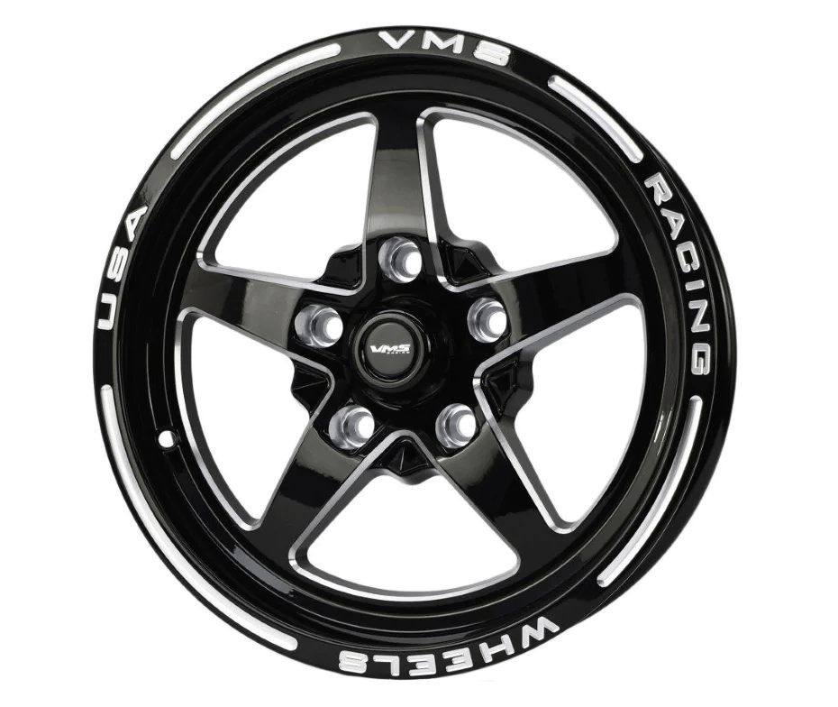 VMS Racing 15x3.5" Front Drag Race V-Star 5 Lug Wheel - 5x120.7 - VWST055