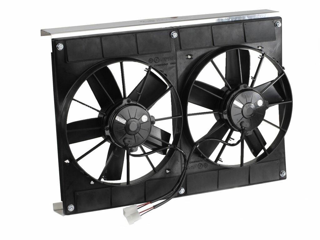 DeWitts Dual Fan kit 2700 CFM Fits DeWitts 2 row Core C6 - 32-SP463