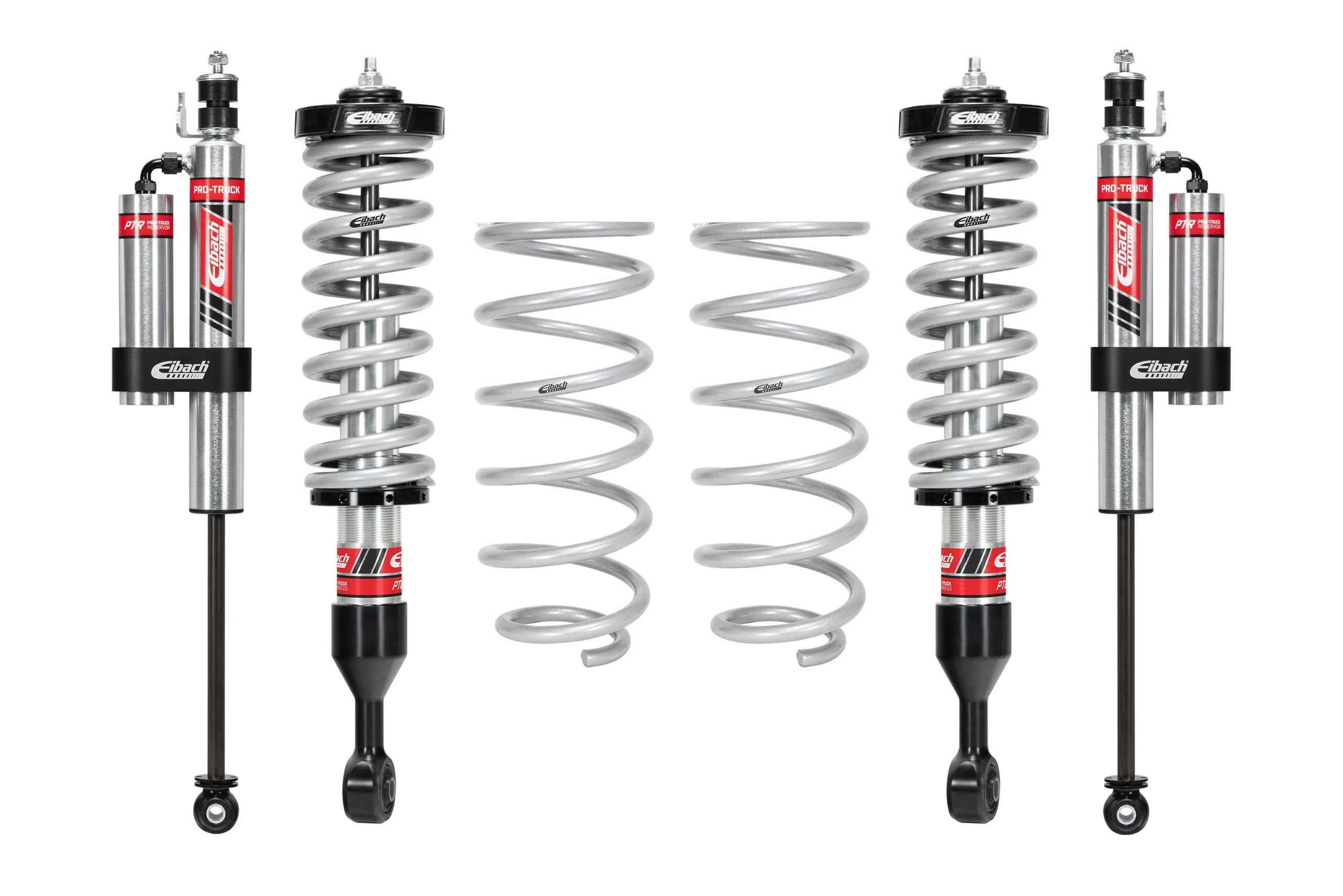 Eibach Pair Of Front Coilovers + Rear Reservoir Shocks + Rear Springs (2010-2023 GX460 Base) - E86-59-006-03-22
