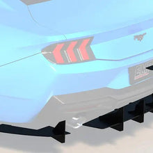 Evans Motorsport Performance Solid Aluminum Rear Diffuser V2 (2024-2026 Ford Mustang GT and EcoBoost Quad Active Exhaust) - EMP-S650DIFF-AL-QDV2