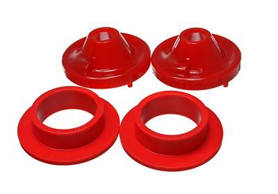 ENERGY SUSPENSION Coil Spring Isolator Set - Red - Rear (2018-2020 Jeep Wrangler) - 2.6117R