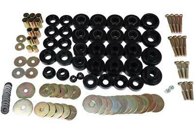 ENERGY SUSPENSION Body Mount Set - Incl. Hardware - Black (1968-1970 Impala, Caprice, Biscayne, Bel Air) - 3.4173G