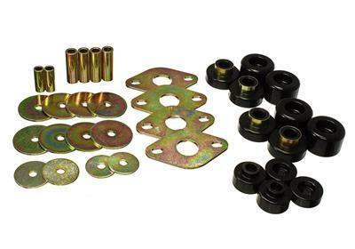 ENERGY SUSPENSION Body Mount Set - Black - Performance Polyurethane (2001-2004 Tacoma Pre Runner) - 8.4112G
