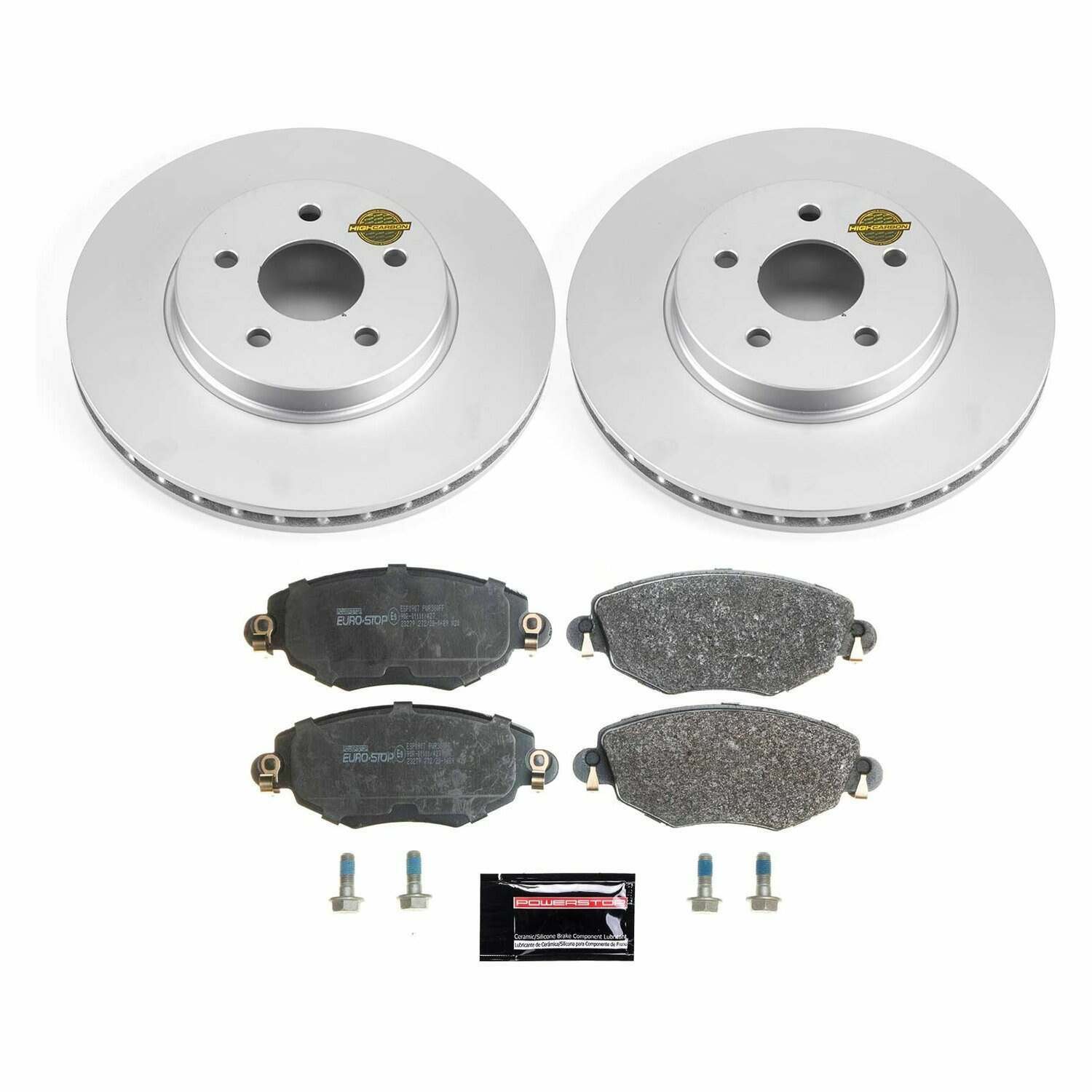 Power Stop 02-08 Jaguar X-Type Front Euro-Stop Brake Kit - ESK1373