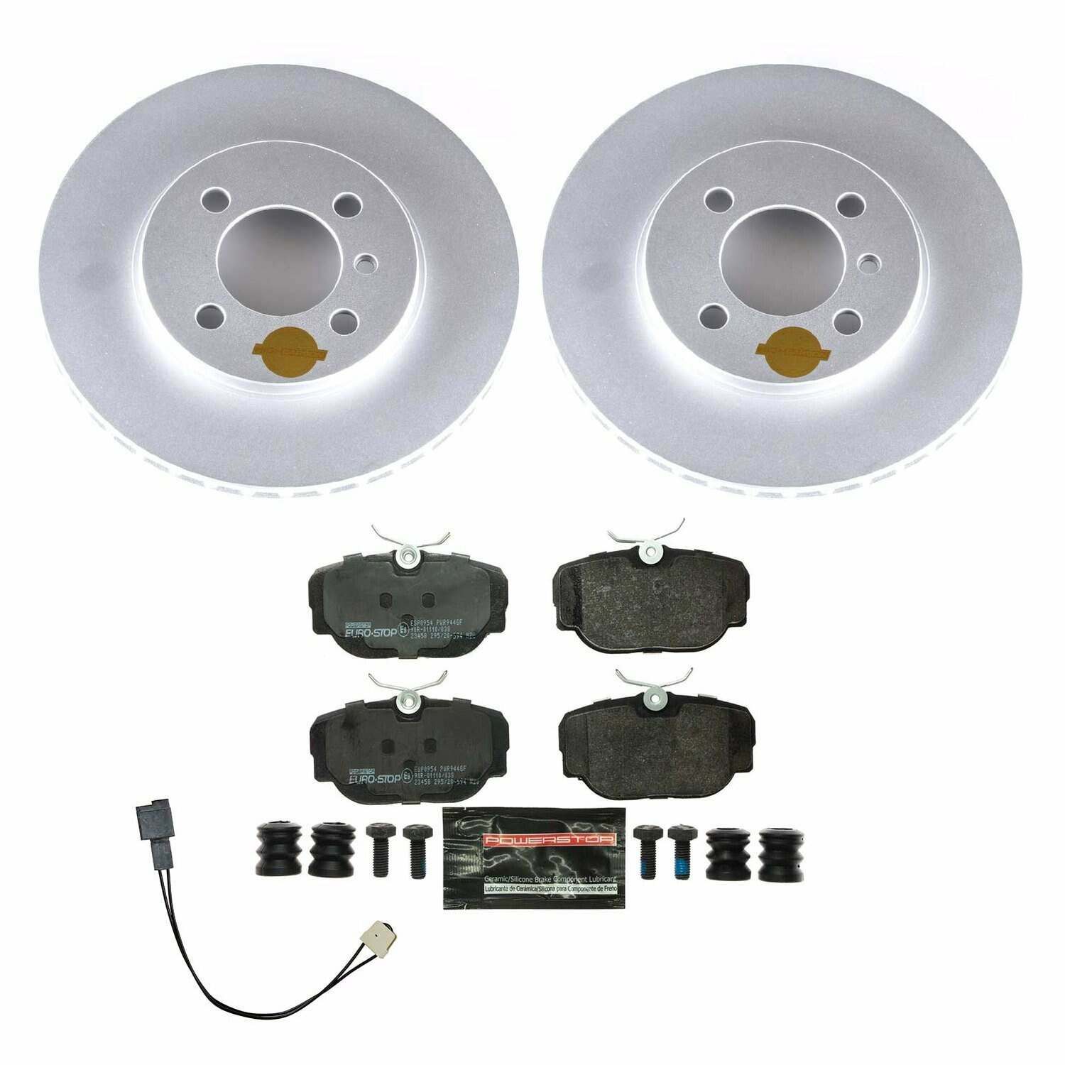 Power Stop 91-92 BMW 318i Front Euro-Stop Brake Kit - ESK3008