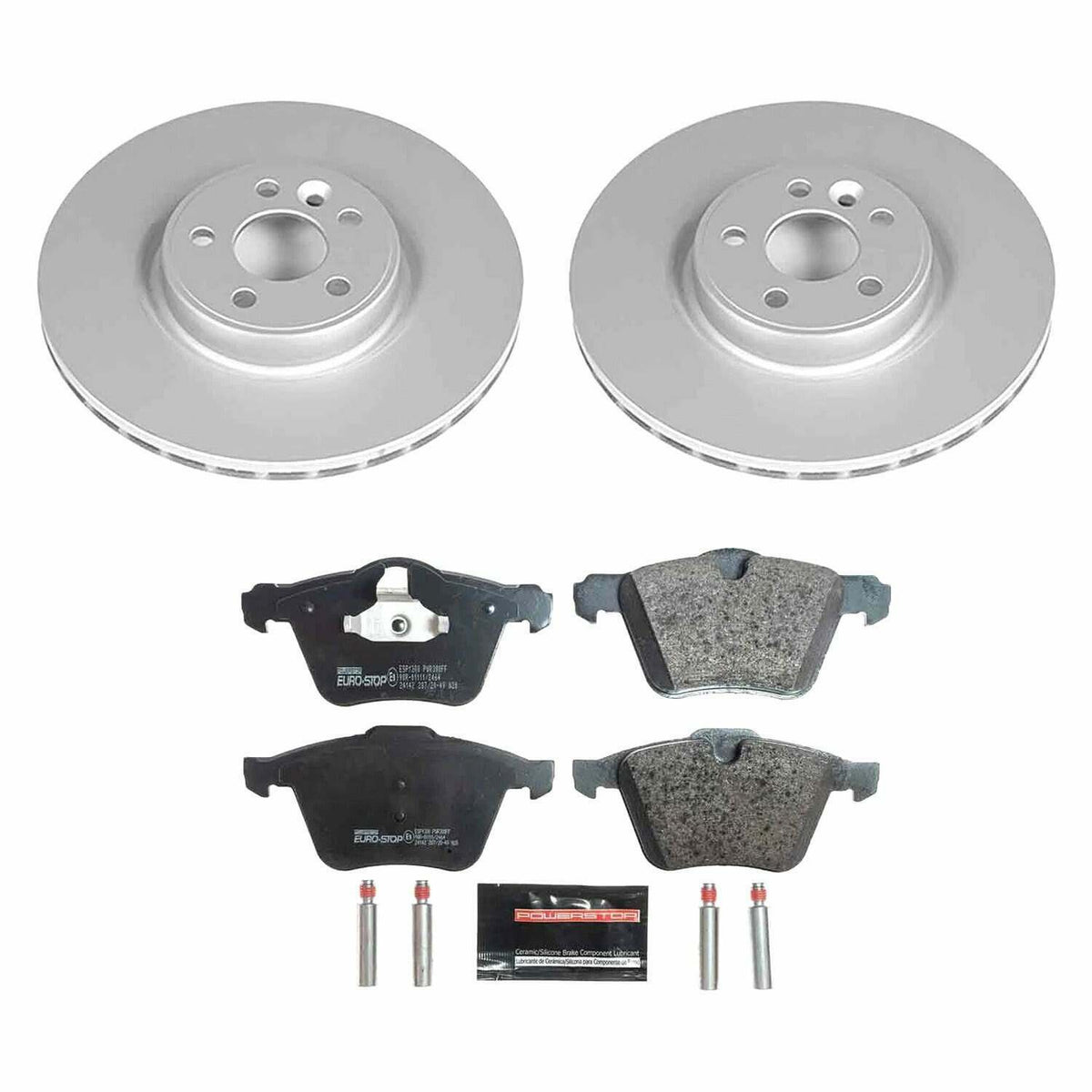 Power Stop 15-18 Volvo S60 Front & Rear Euro-Stop Brake Kit - ESK4118