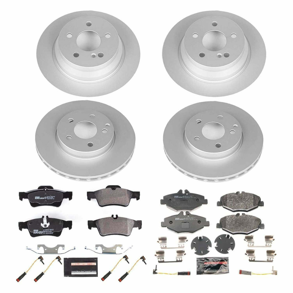 Power Stop 2006 Mercedes-Benz E320 Front & Rear Euro-Stop Brake Kit - ESK4515