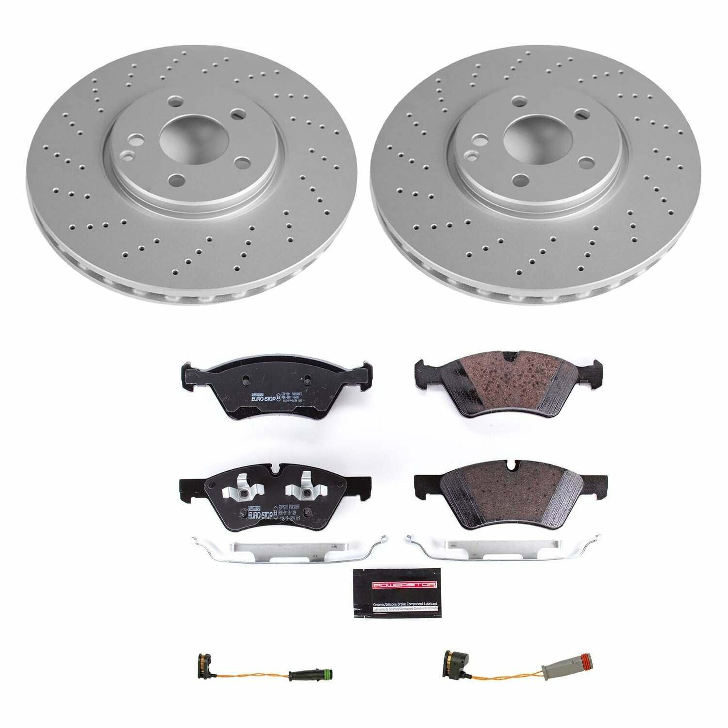 Power Stop 2006 Mercedes-Benz E500 Front Euro-Stop Brake Kit - ESK4644