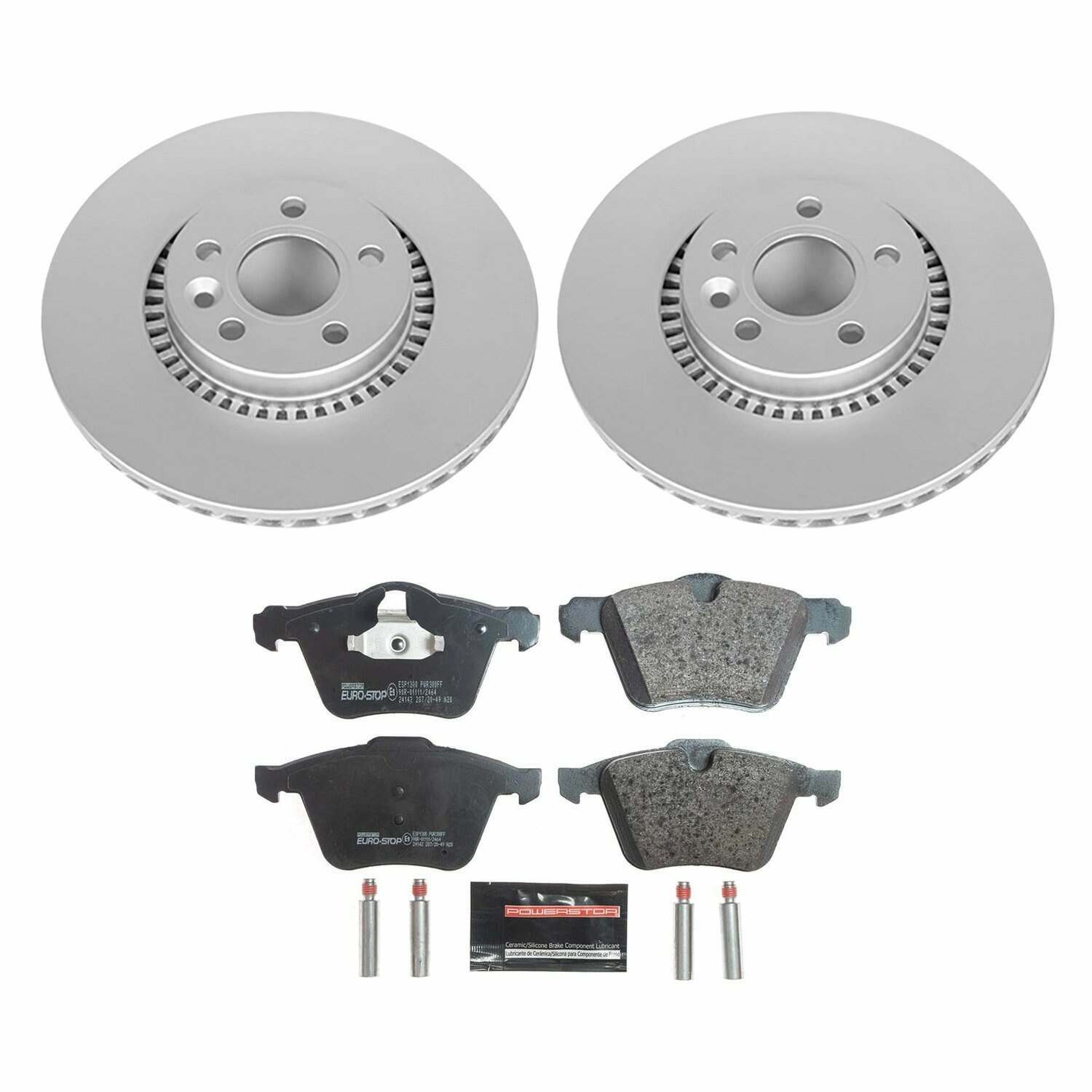 Power Stop 15-18 Volvo S60 Front Euro-Stop Brake Kit - ESK4698A