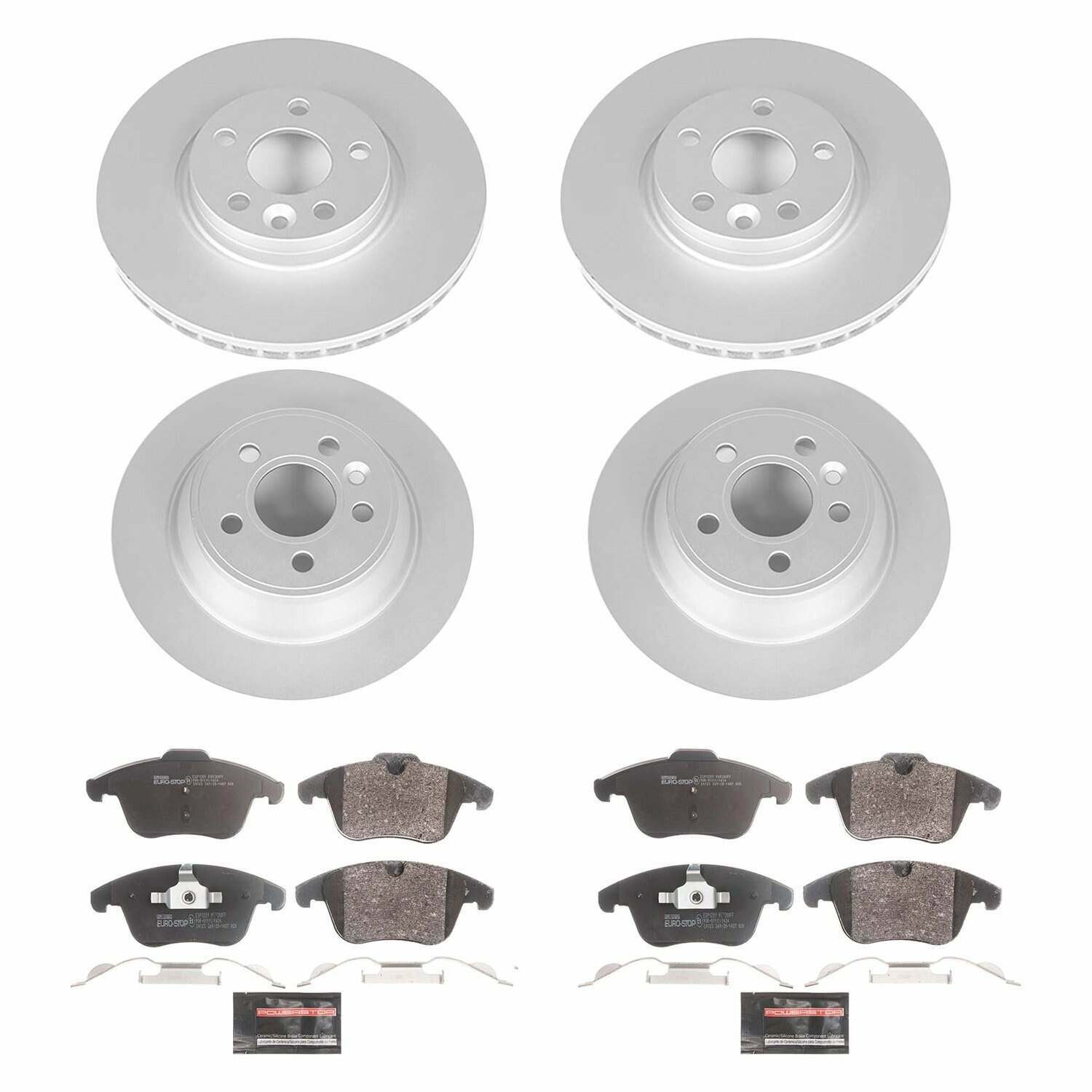 Power Stop 15-18 Volvo S60 Front Euro-Stop Brake Kit - ESK4700