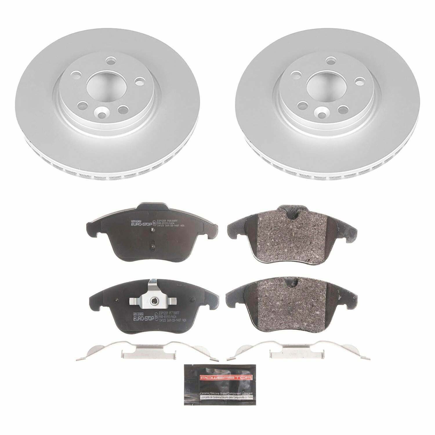 Power Stop 08-15 Land Rover LR2 Front Euro-Stop Brake Kit - ESK4701