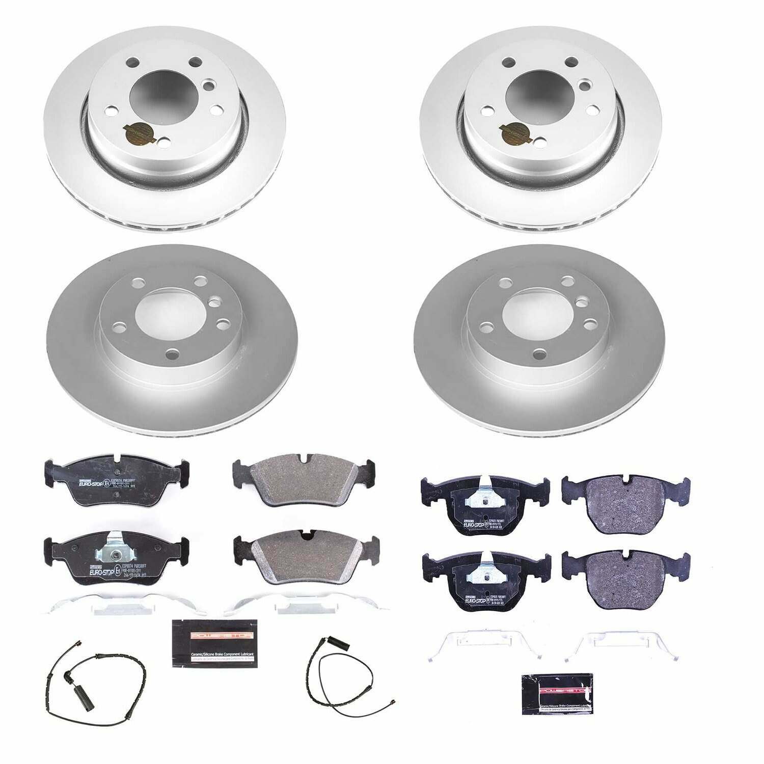 Power Stop 2000 BMW 323Ci Front & Rear Euro-Stop Brake Kit - ESK507