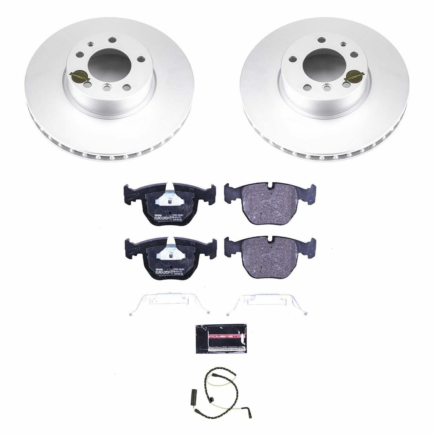 Power Stop 00-97 BMW 540i Front Euro-Stop Brake Kit - ESK508