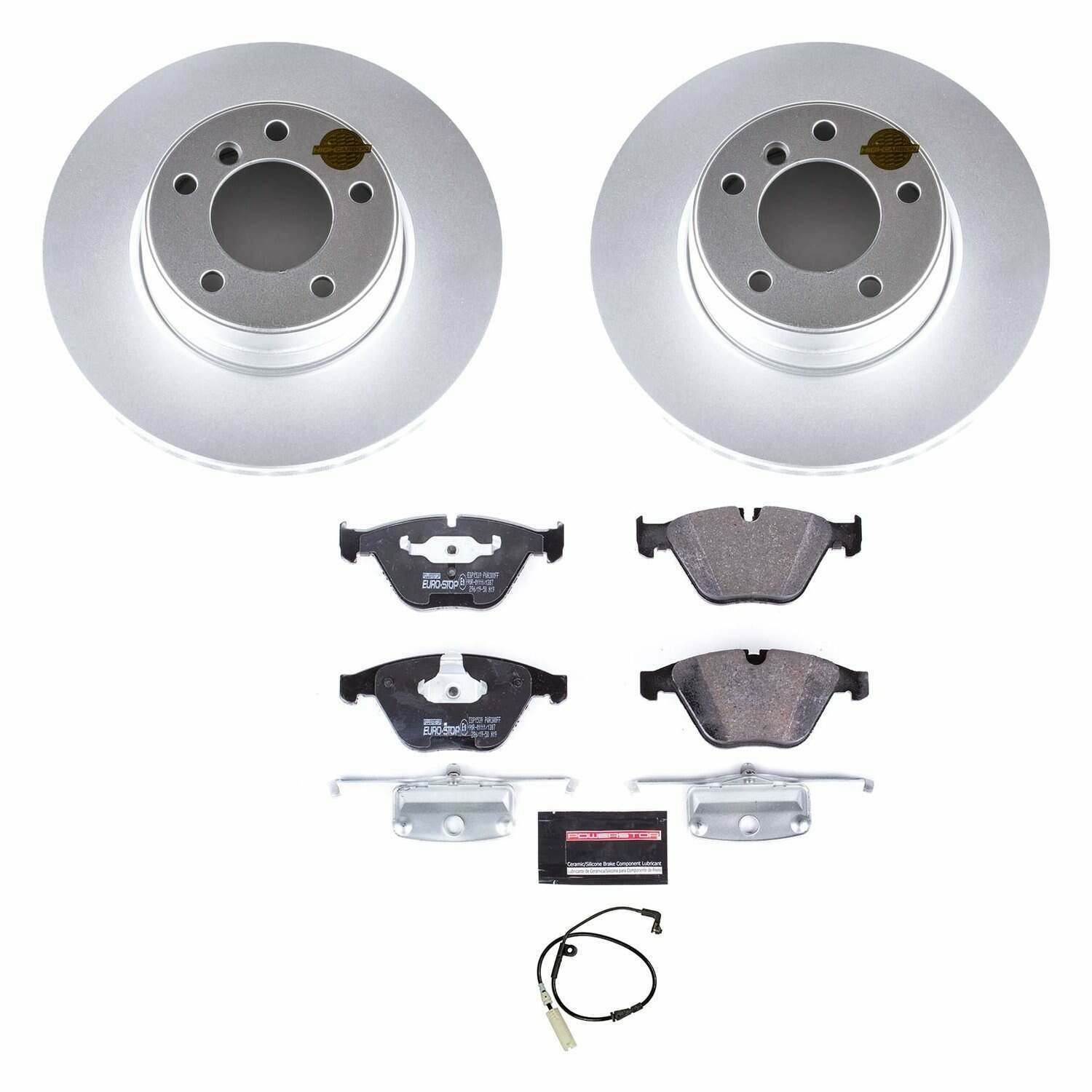 Power Stop 06-07 BMW 525i Front Euro-Stop Brake Kit - ESK5280