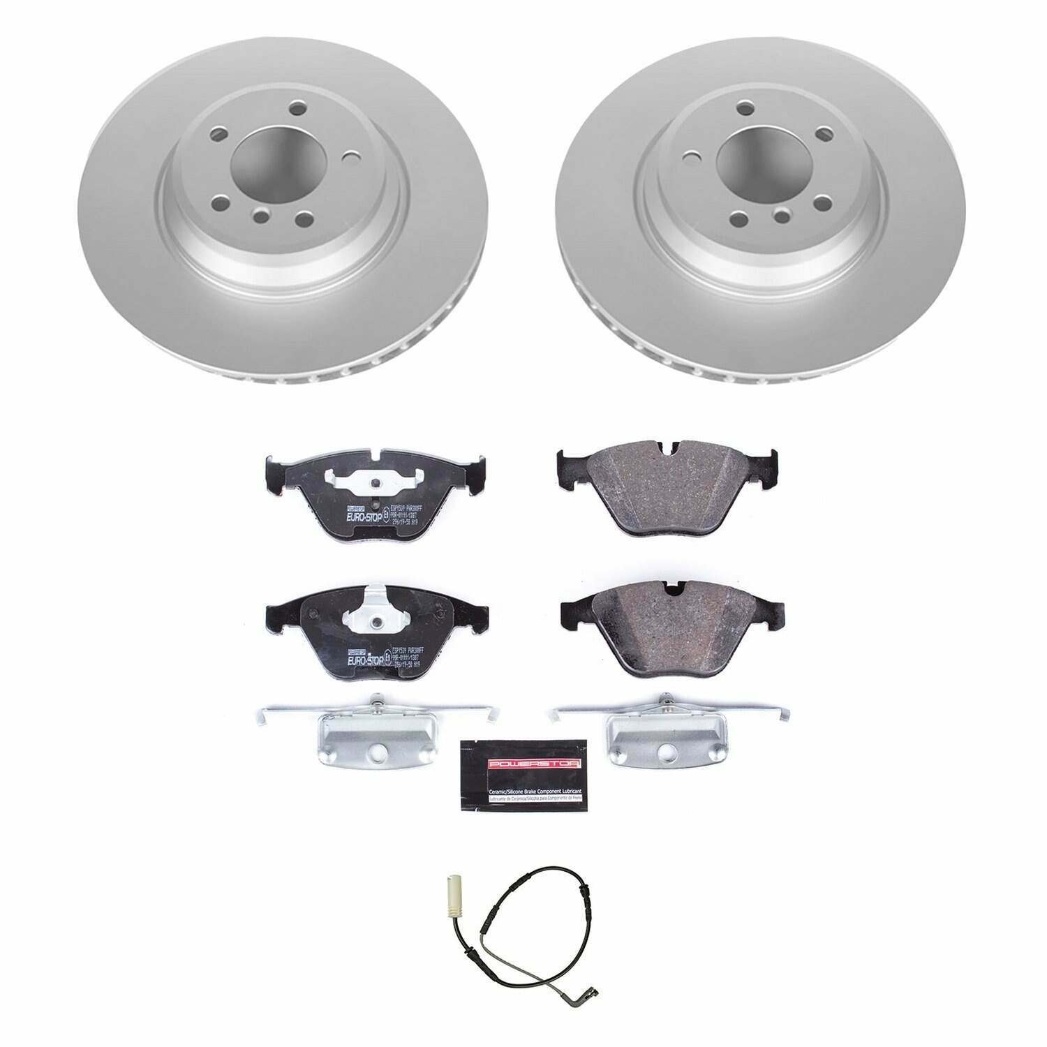 Power Stop 2009 BMW 335d Front Euro-Stop Brake Kit - ESK5281A
