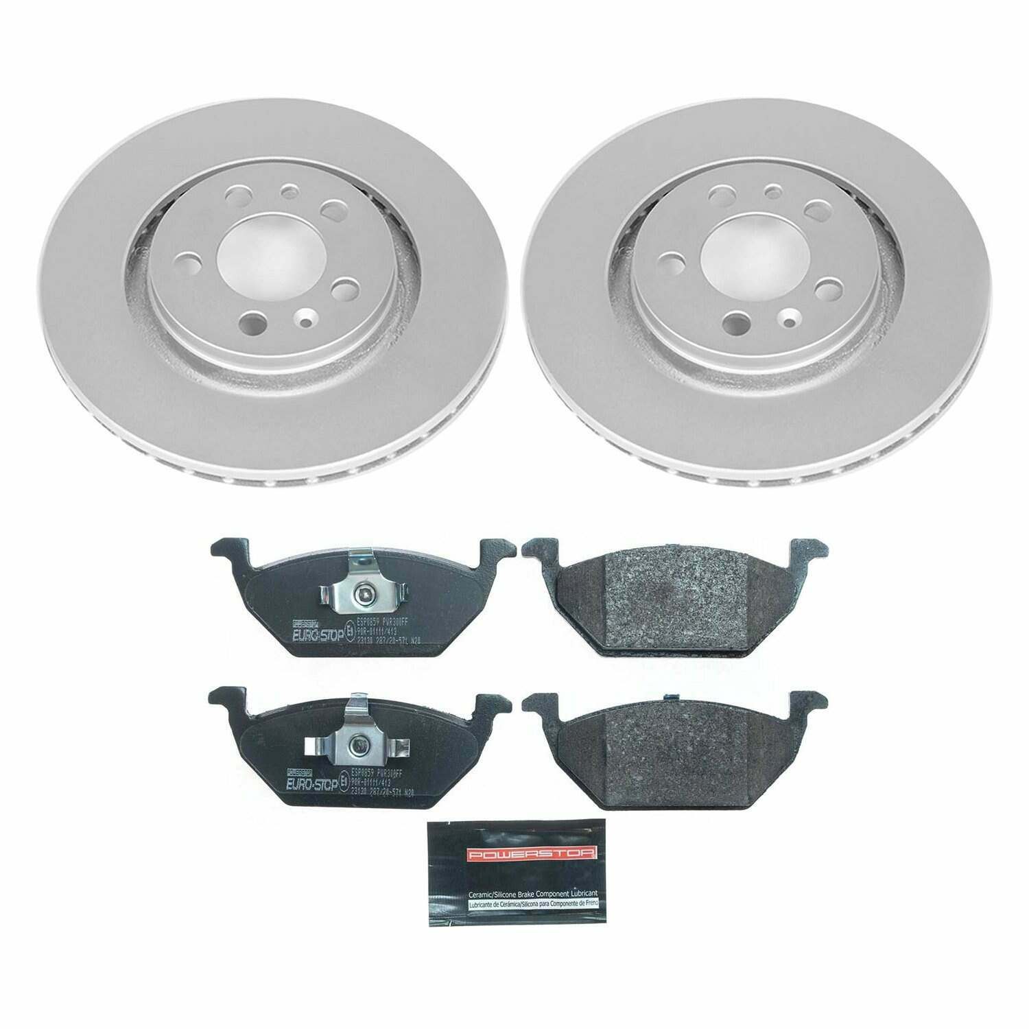 Power Stop 1998 Volkswagen Beetle Front Euro-Stop Brake Kit - ESK5401