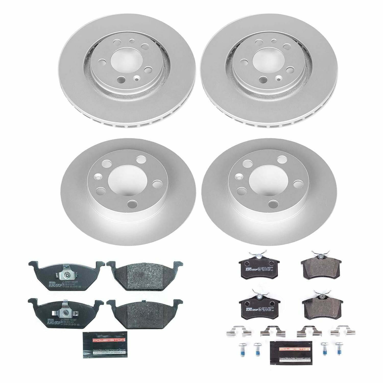 Power Stop 1998 Volkswagen Beetle Front & Rear Euro-Stop Brake Kit - ESK5402