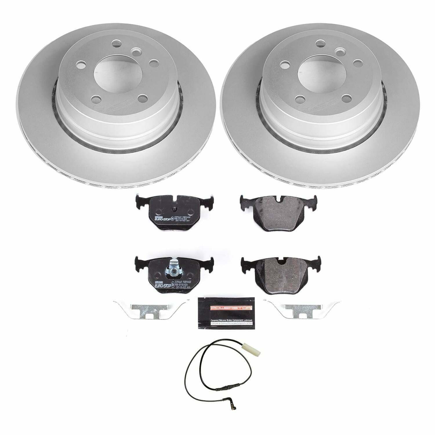 Power Stop 06-07 BMW 530xi Rear Euro-Stop Brake Kit - ESK5492