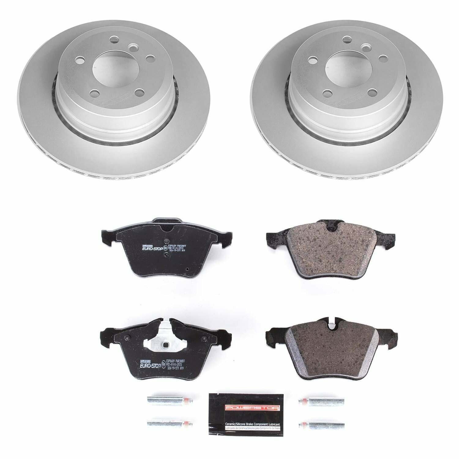 Power Stop 07-08 Jaguar S-Type Front Euro-Stop Brake Kit - ESK5638