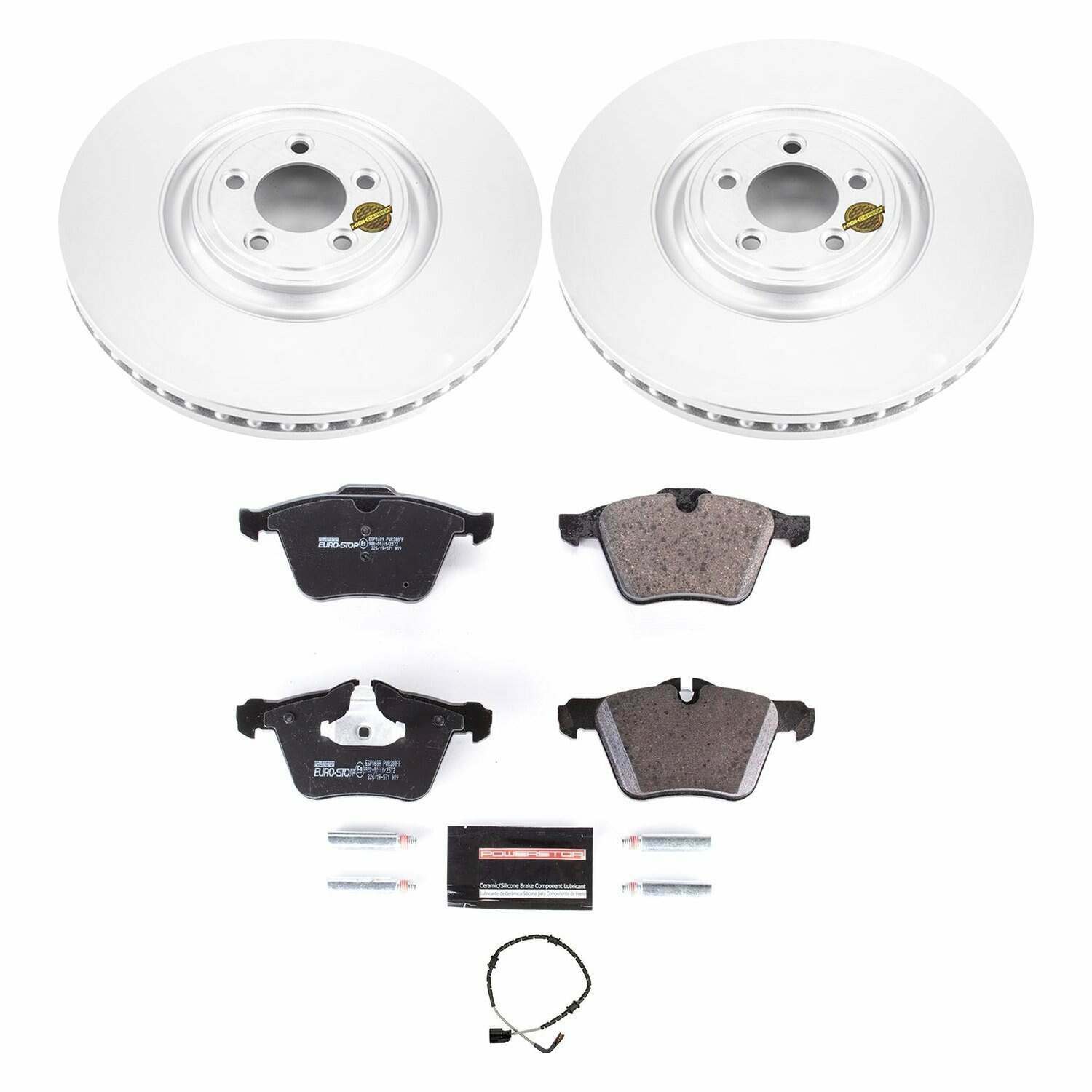Power Stop 10-15 Jaguar XF Front Eurostop Brake Kit - ESK5647