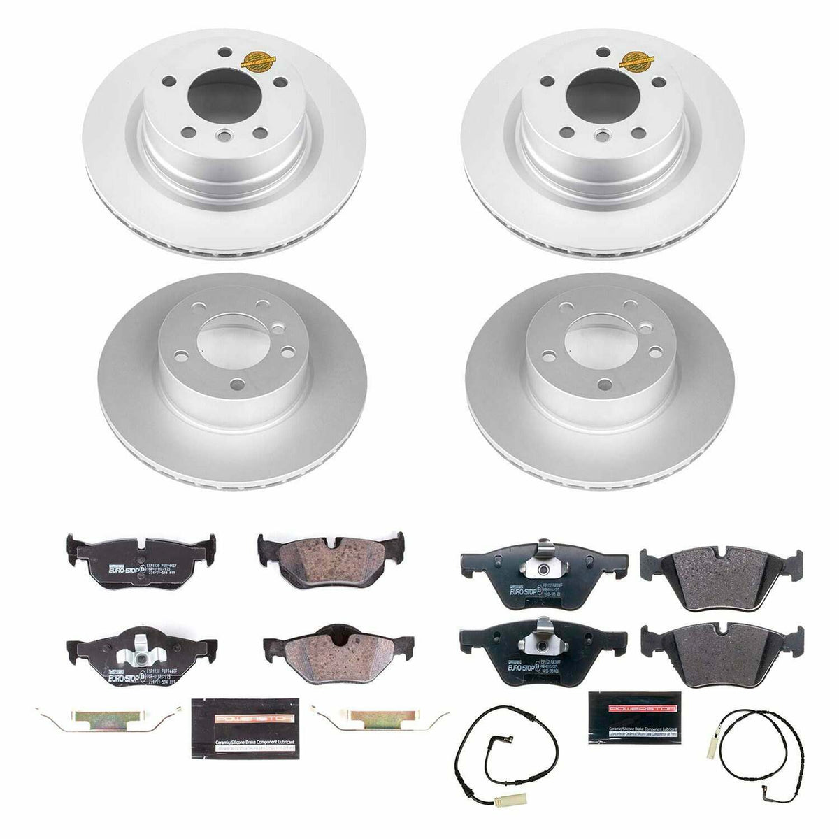 Power Stop 08-10 BMW 128i Front & Rear Euro-Stop Brake Kit - ESK5766