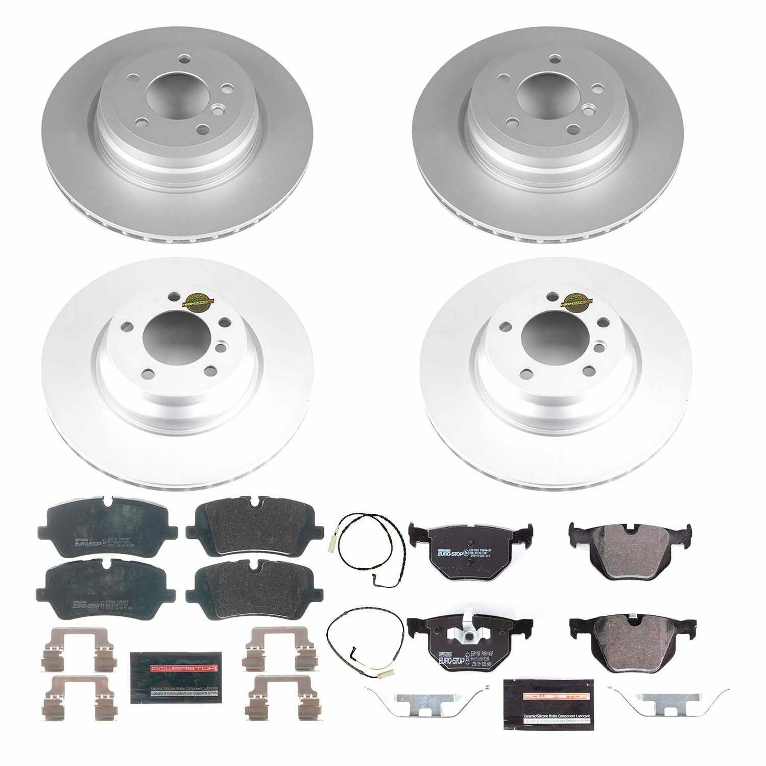 Power Stop 2006 BMW 330xi Front & Rear Euro-Stop Brake Kit - ESK5768