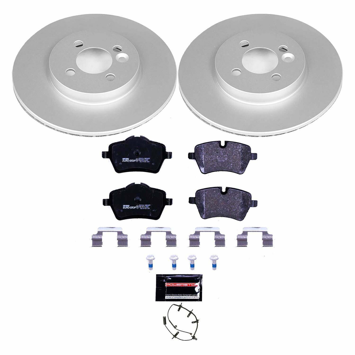 Power Stop 07-08 Mini Cooper Front Euro-Stop Brake Kit - ESK5784