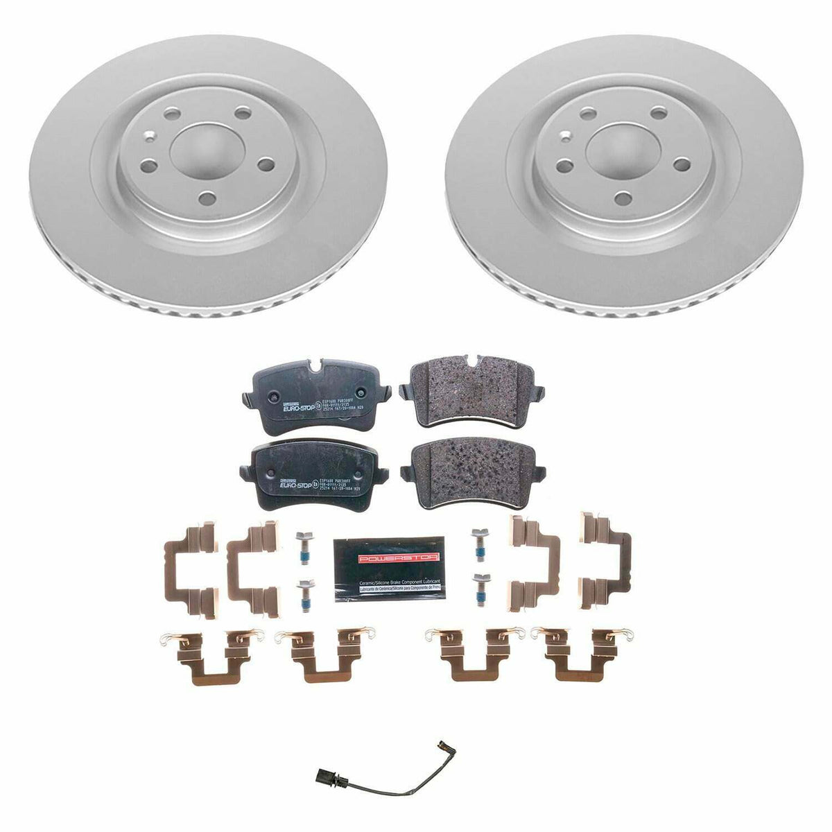 Power Stop 2012 Audi A7 Quattro Rear Euro-Stop Brake Kit - ESK6001