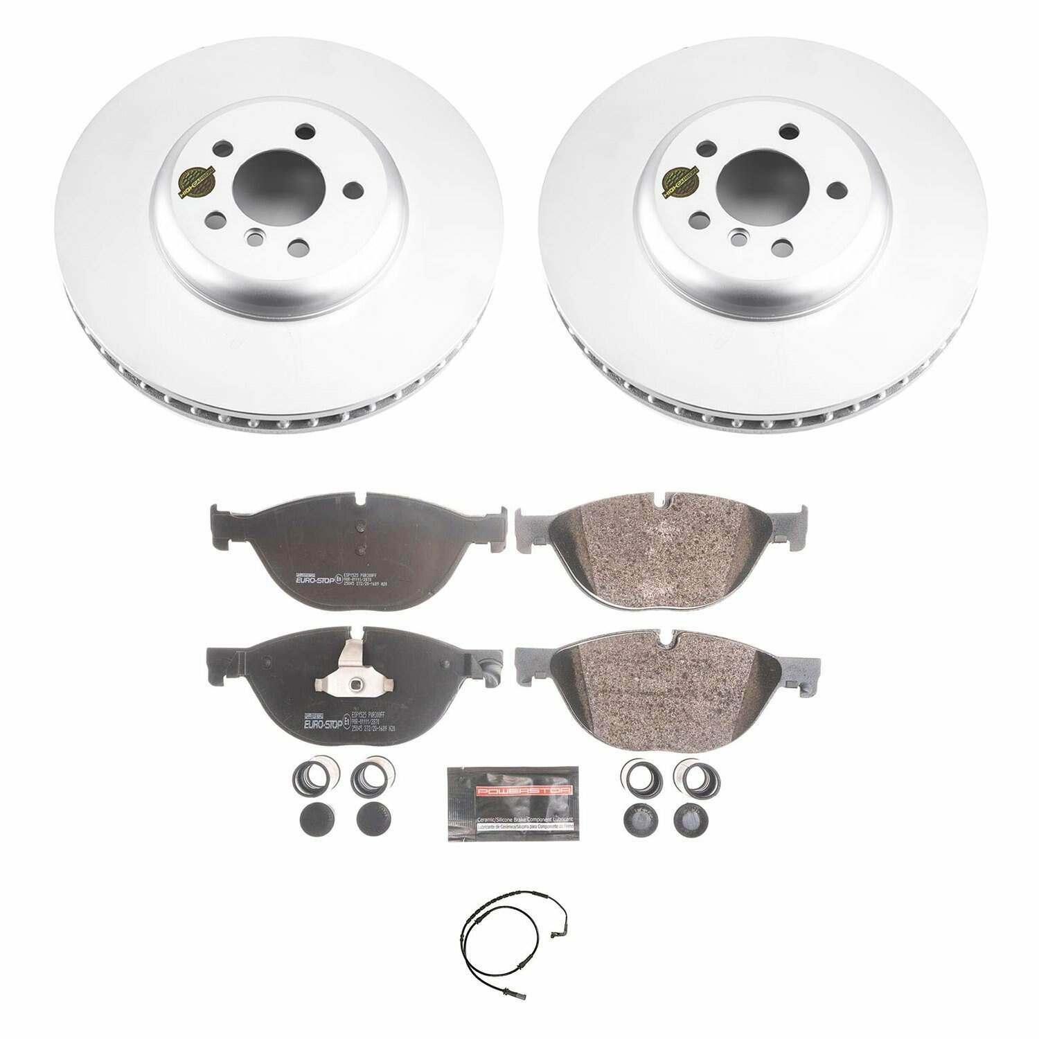 Power Stop 09-10 BMW 750Li Front Euro-Stop Brake Kit - ESK6012