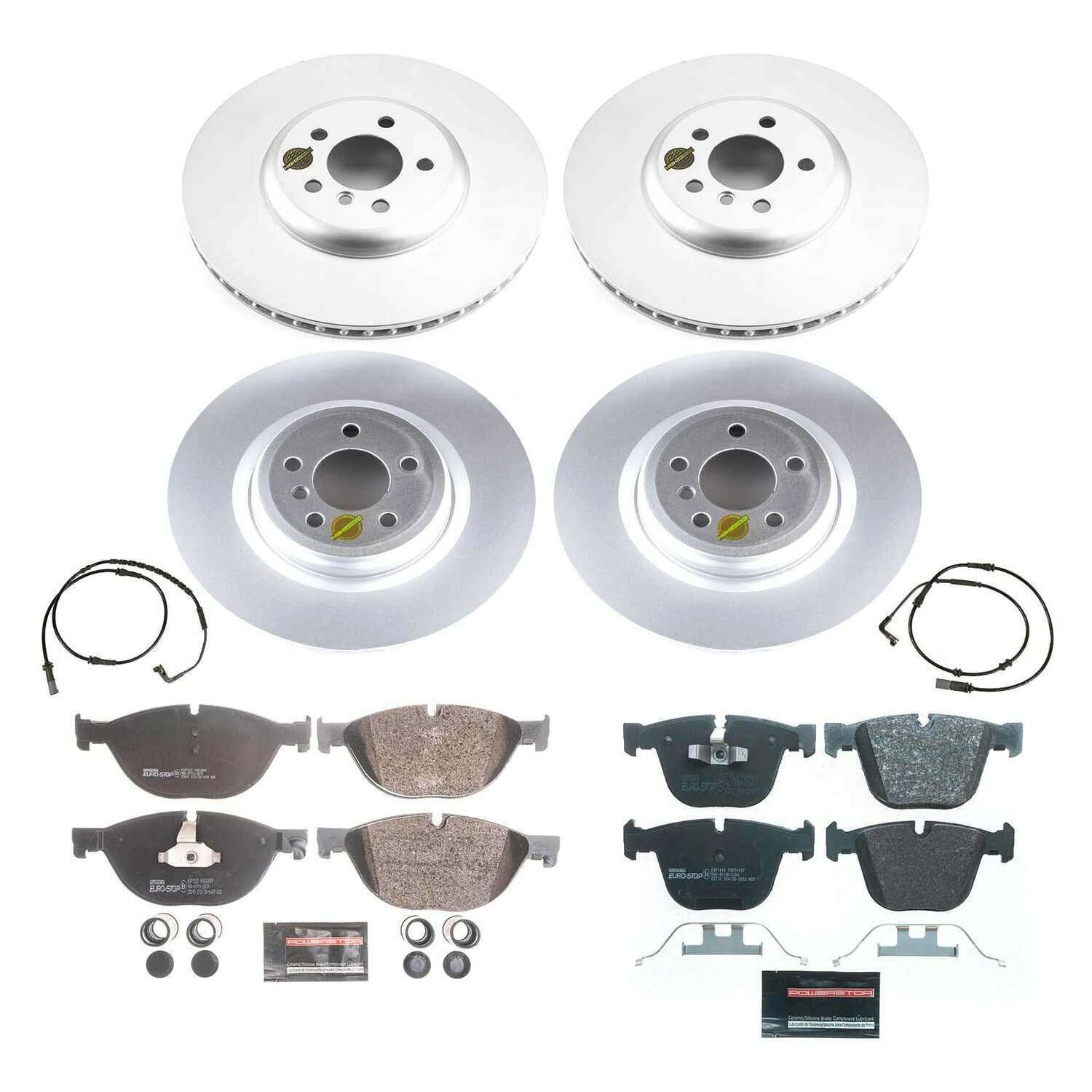 Power Stop 09-10 BMW 750Li Front & Rear Euro-Stop Brake Kit - ESK6013