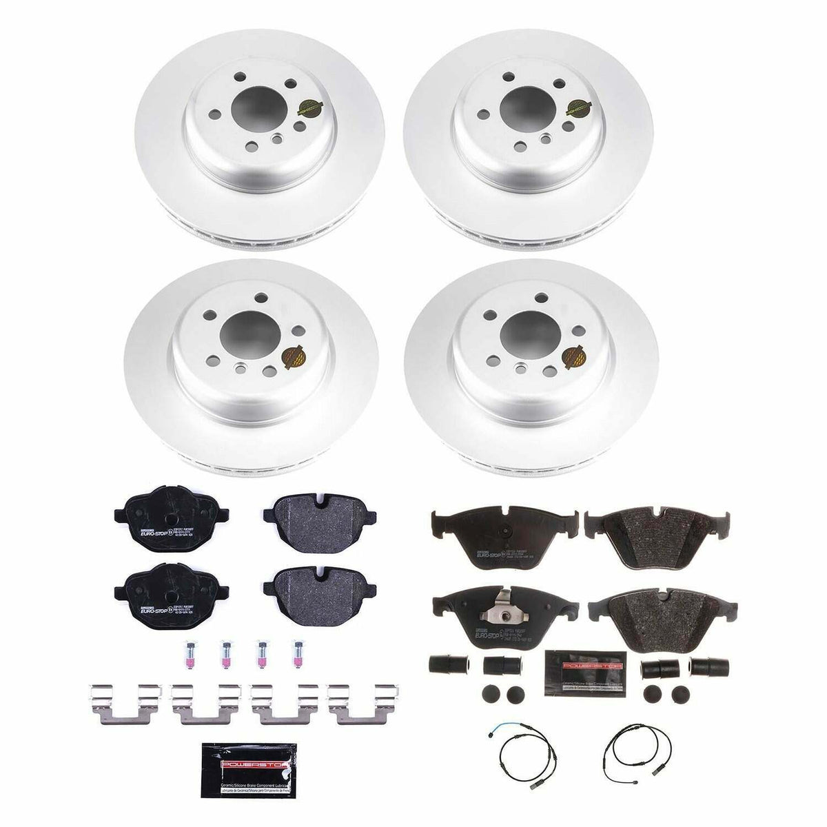 Power Stop 14-16 BMW 535d Front & Rear Euro-Stop Brake Kit - ESK6023
