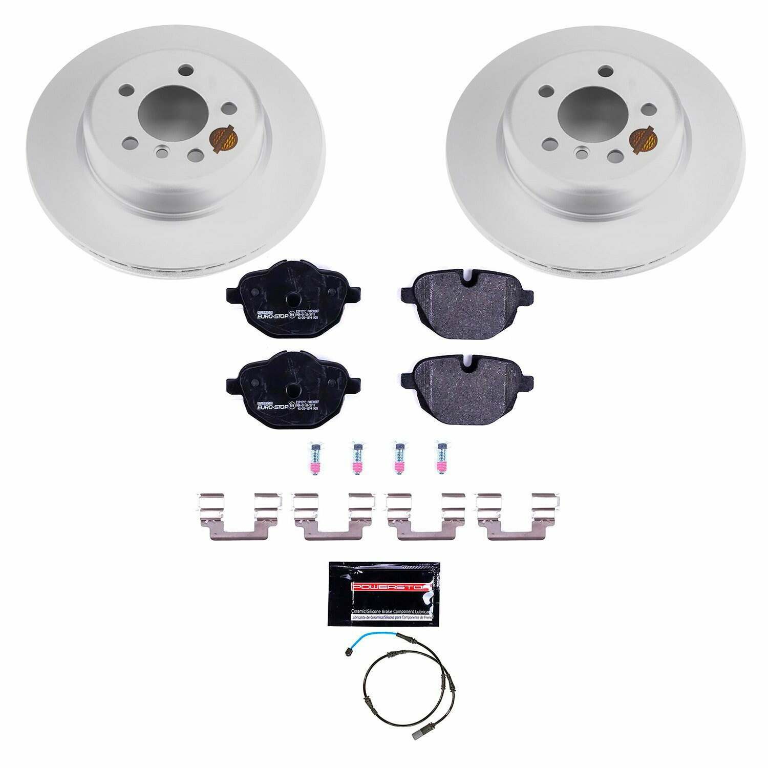 Power Stop 11-16 BMW 528i Rear Euro-Stop Brake Kit - ESK6034