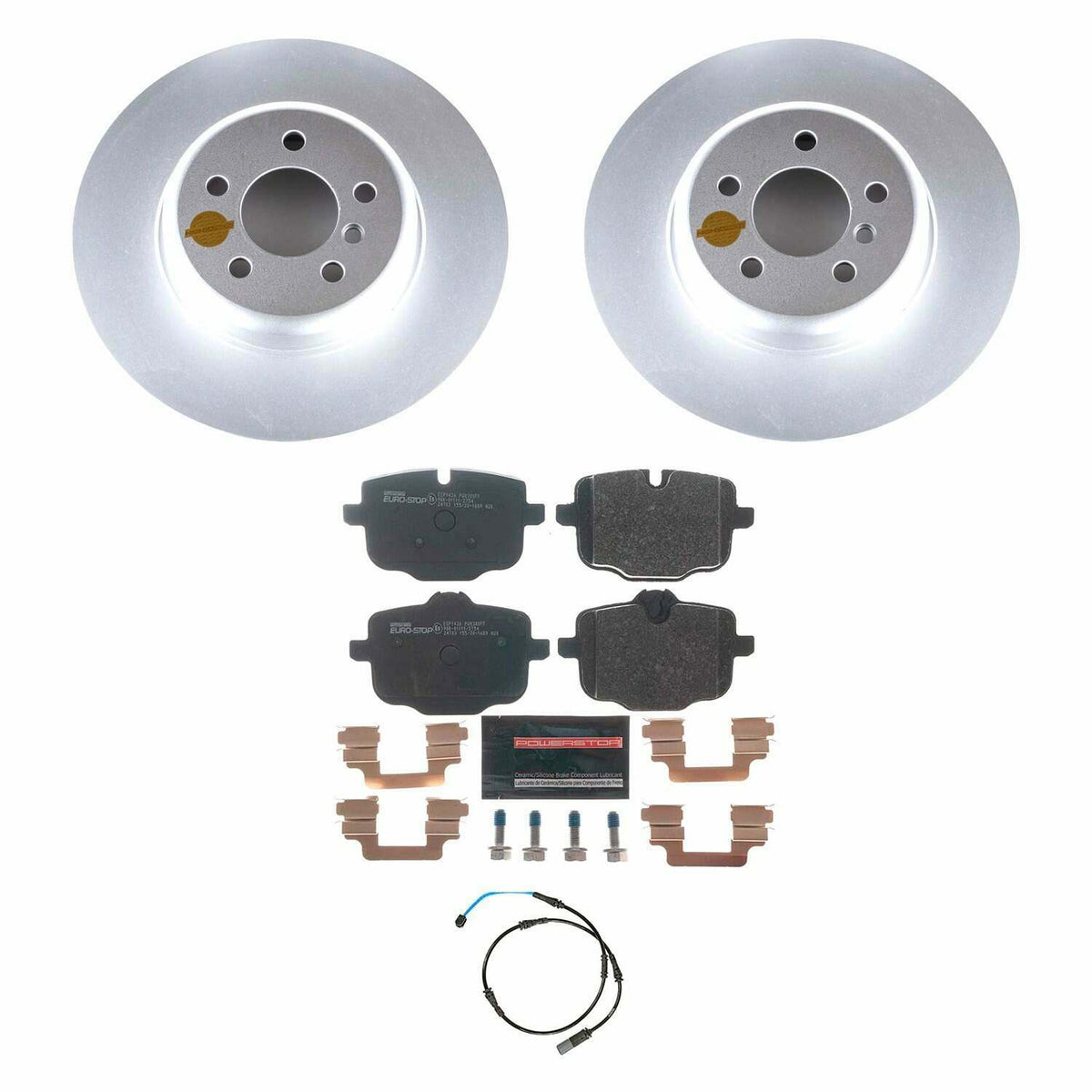 Power Stop 11-16 BMW 550i Rear Euro-Stop Brake Kit - ESK6037