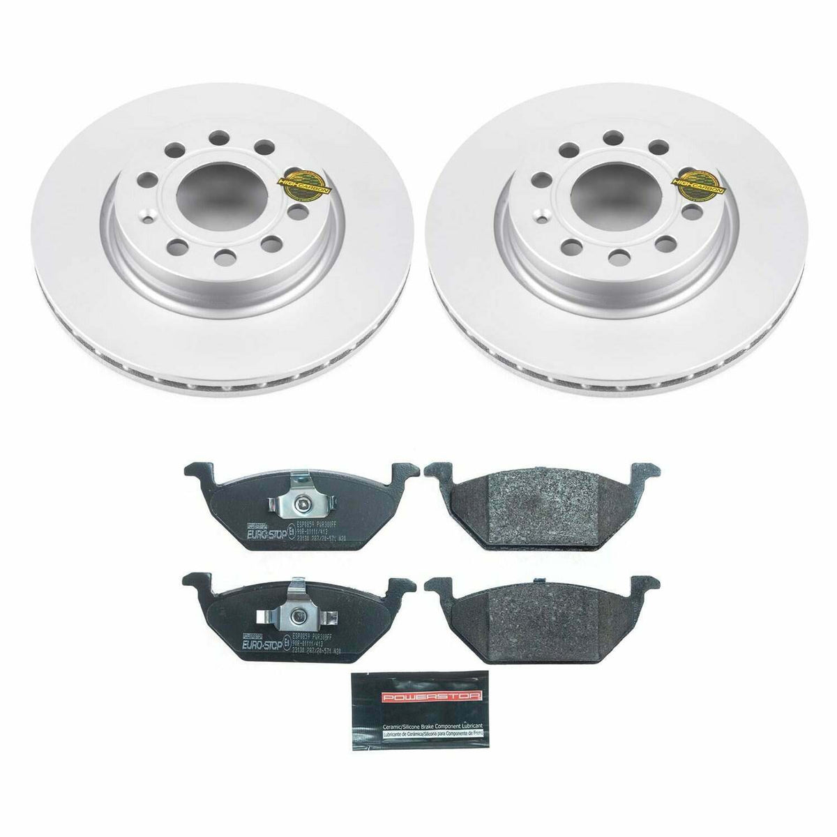 Power Stop 11-15 Volkswagen Jetta Front Euro-Stop Brake Kit - ESK6041