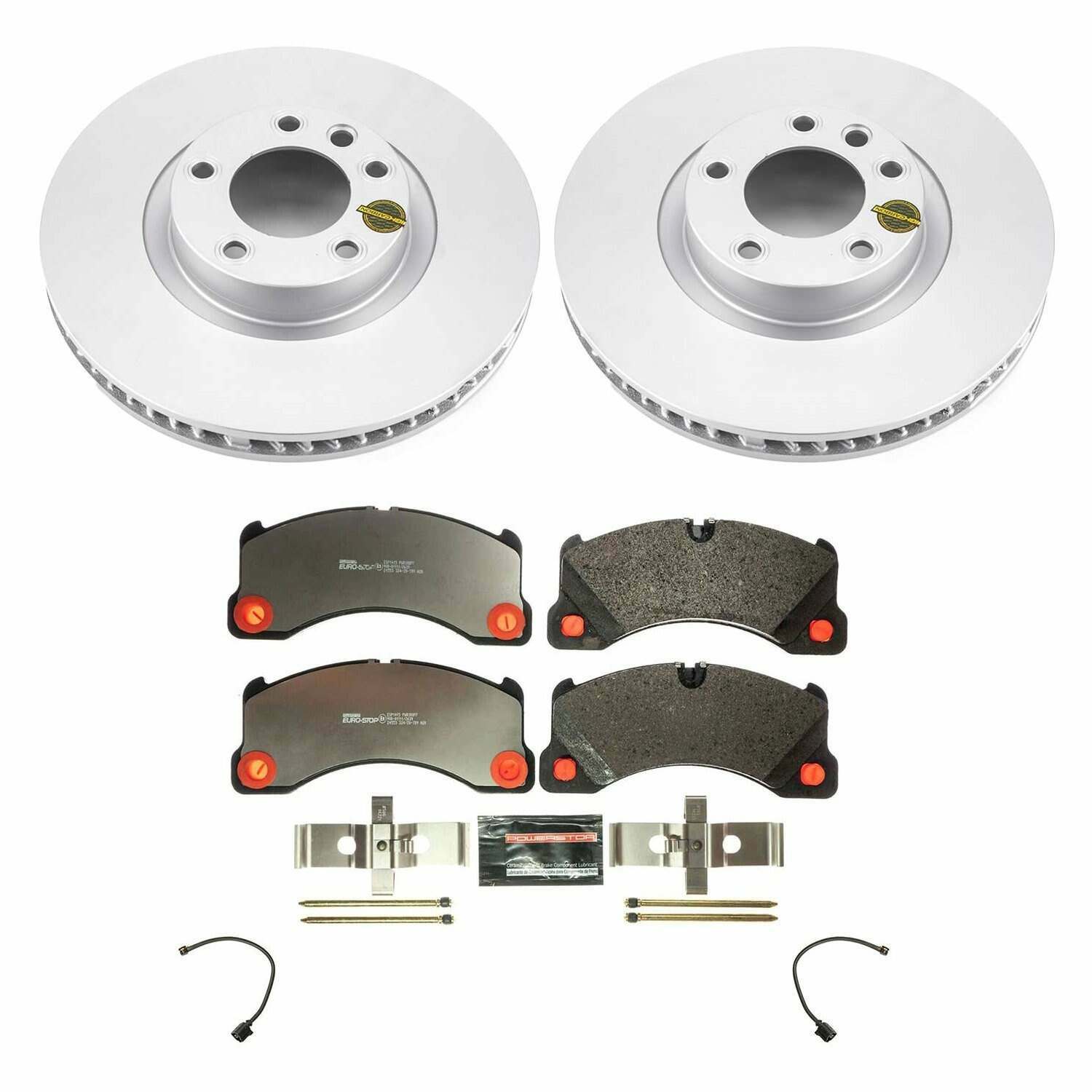 Power Stop 11-18 Porsche Cayenne Front Euro-Stop Brake Kit - ESK6042