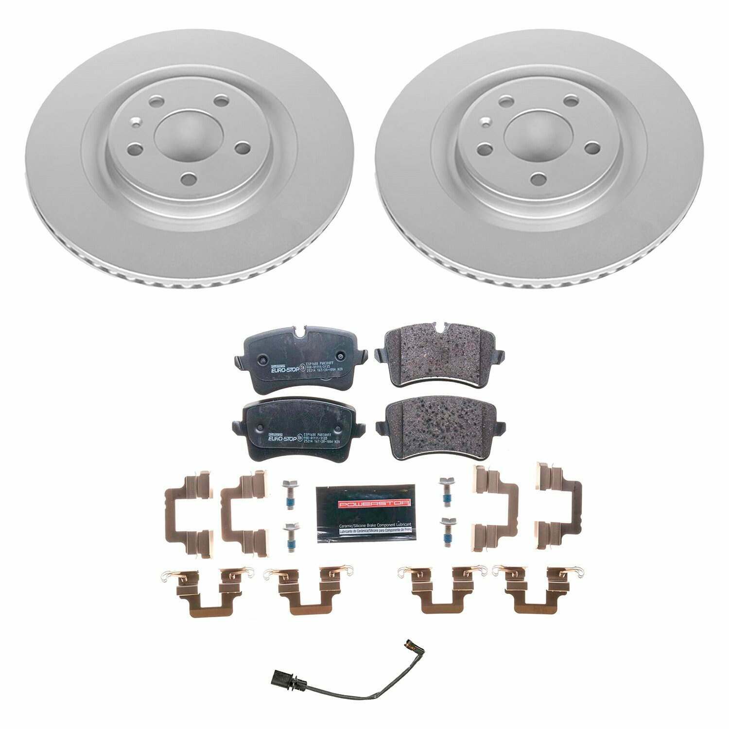 Power Stop 14-18 Audi A6 Rear Euro-Stop Brake Kit - ESK6139