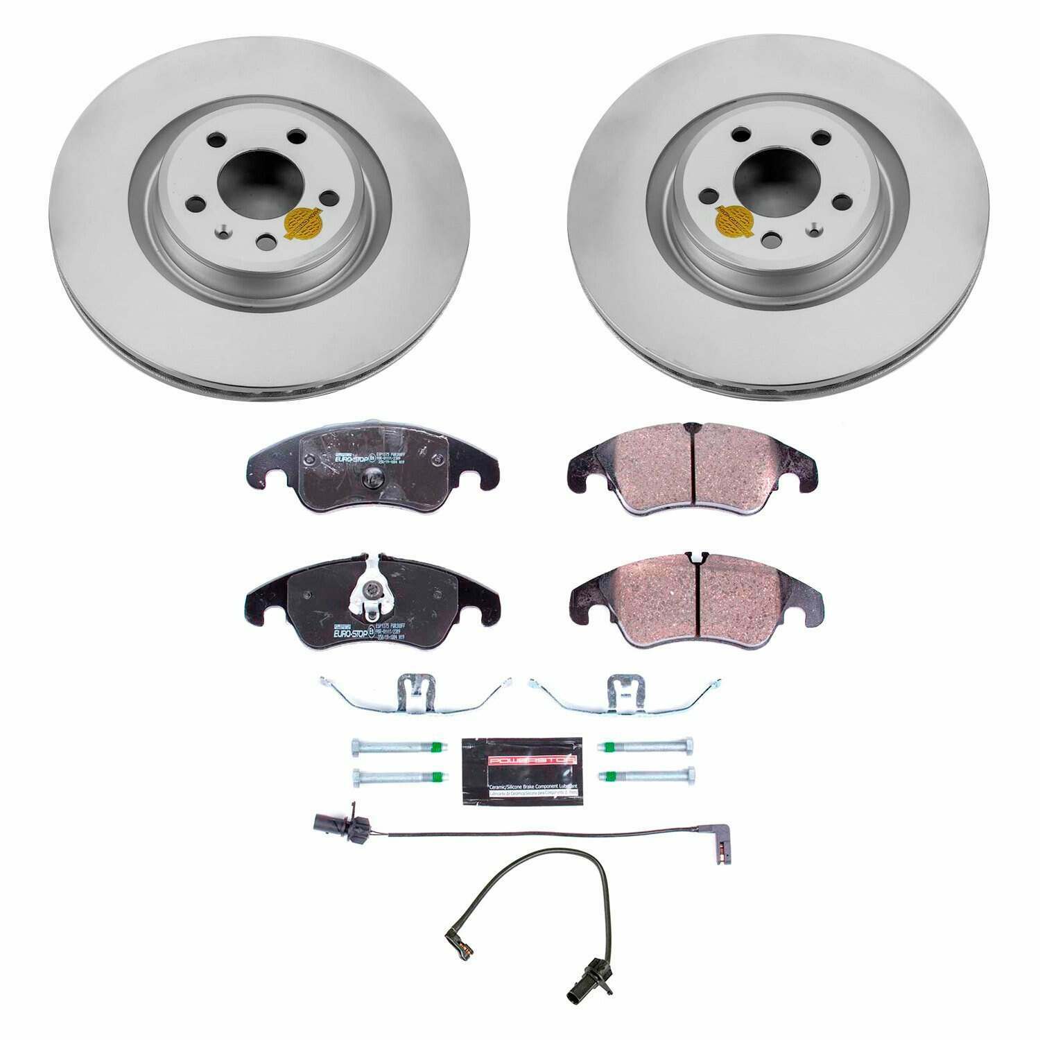 Power Stop 14-18 Audi A6 Front Euro-Stop Brake Kit - ESK6140