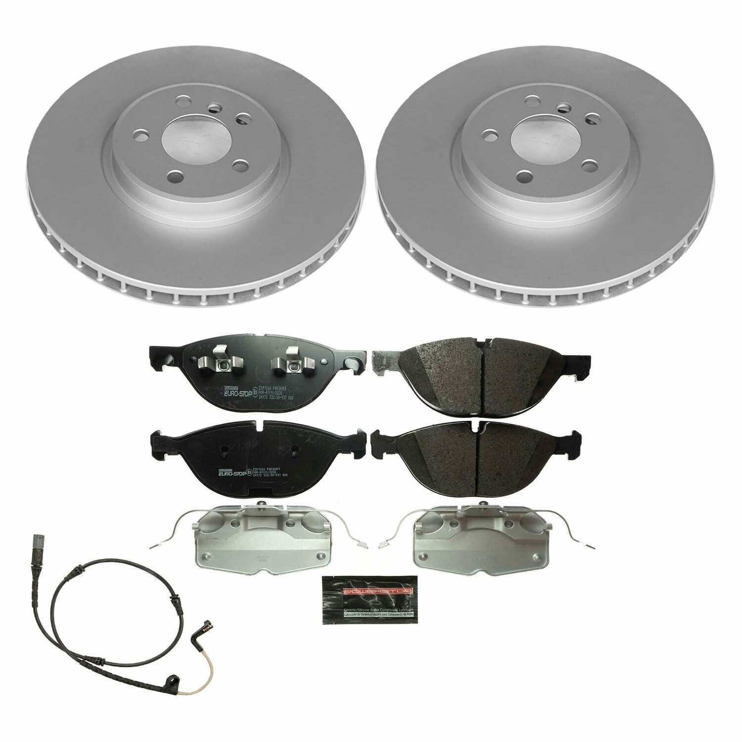 Power Stop 08-10 BMW X6 Front Euro-Stop Brake Kit - ESK6144
