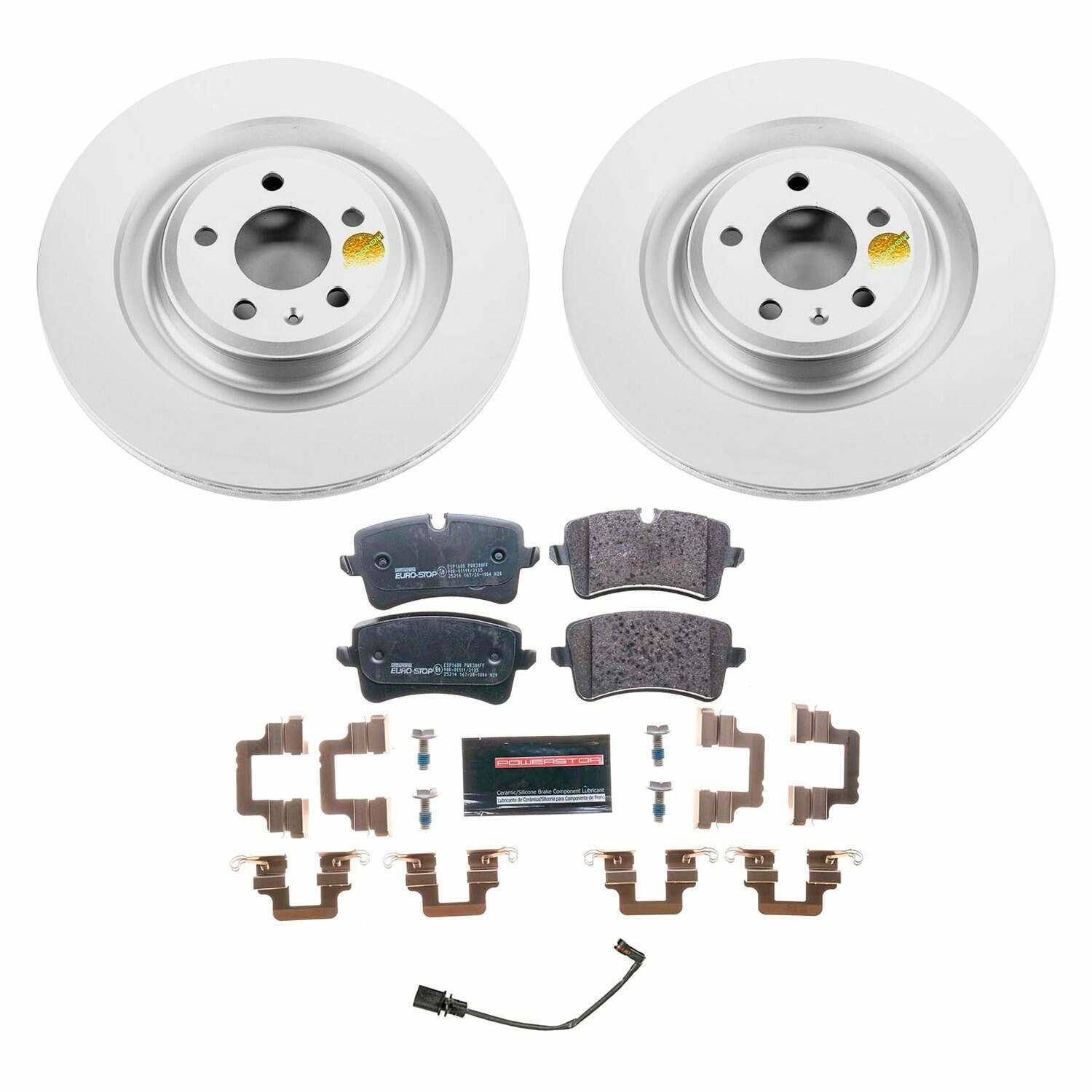 Power Stop 16-18 Audi A7 Quattro Rear Euro-Stop Brake Kit - ESK6287