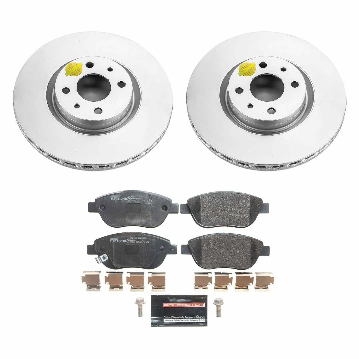 Power Stop 12-19 Fiat 500 Front Euro-Stop Brake Kit - ESK6426