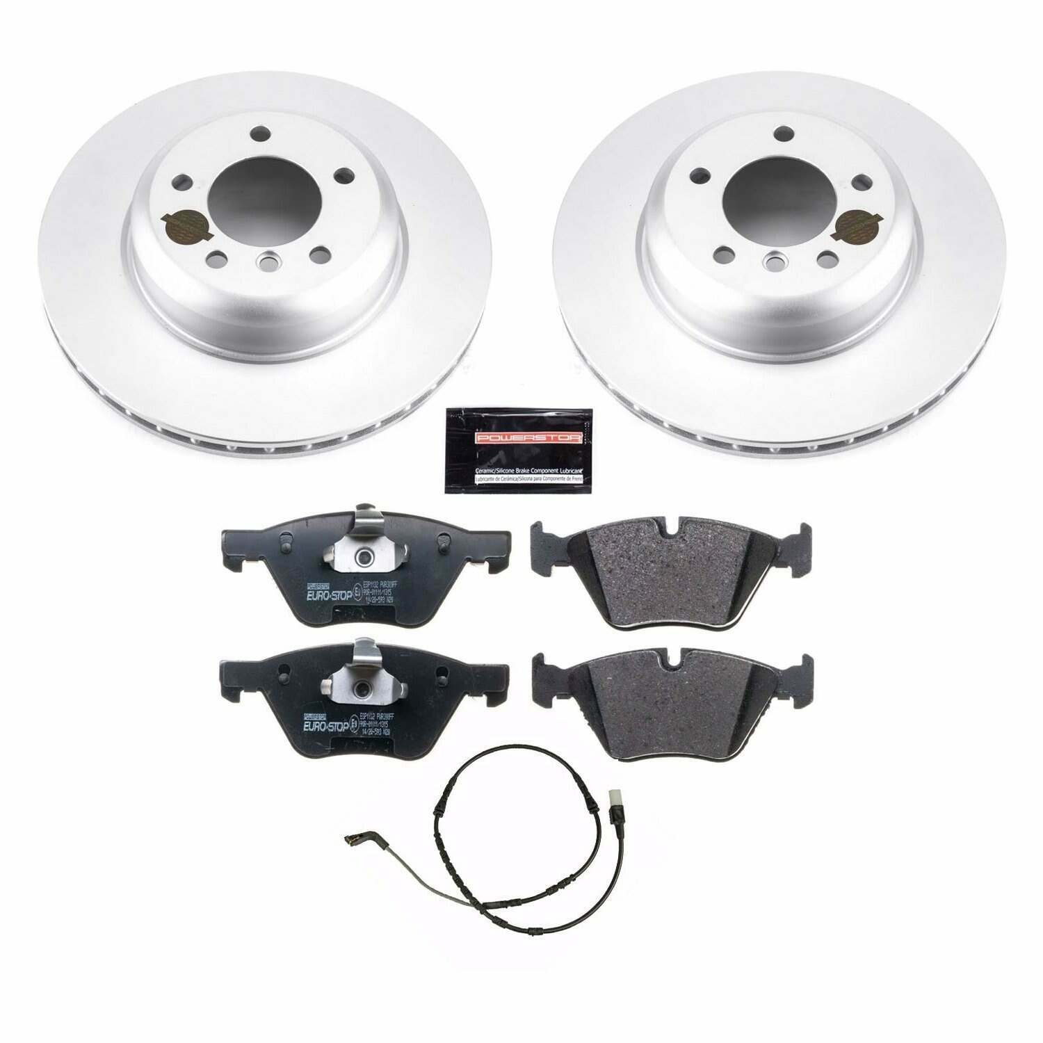 Power Stop 09-10 BMW Z4 Front Euro-Stop Brake Kit - ESK6578