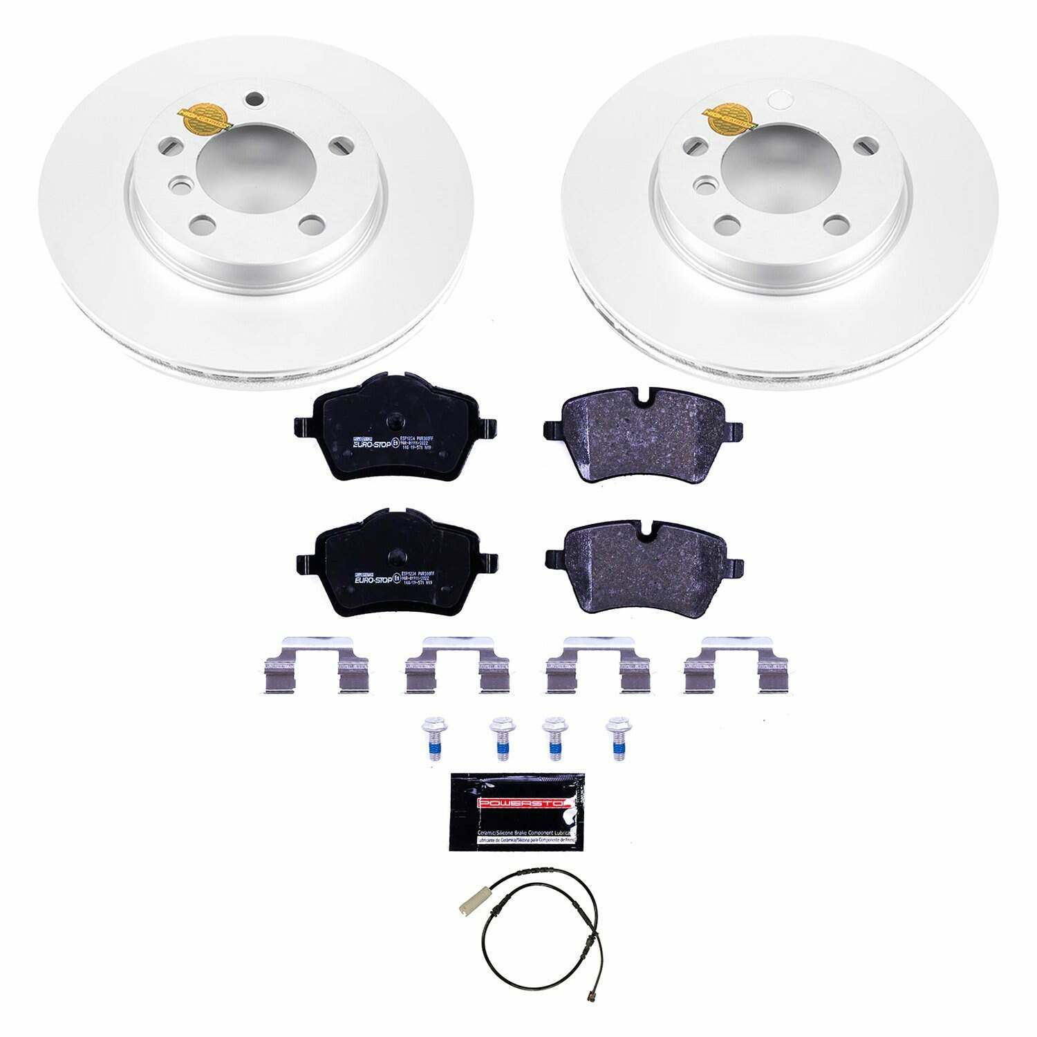 Power Stop 11-16 Mini Cooper Countryman Front Euro-Stop Brake Kit - ESK6662